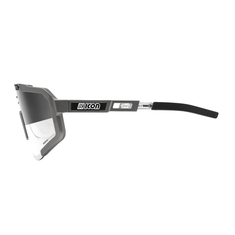 Scicon Aeroscope Lunettes de Sports (Gris Anthracite/Photochromique Gris Miroir)