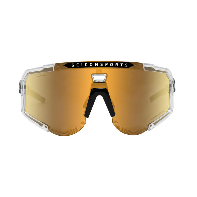 Scicon Aeroscope Occhiale Sportivo (Cristallo Lucido/Bronzo Specchiato)