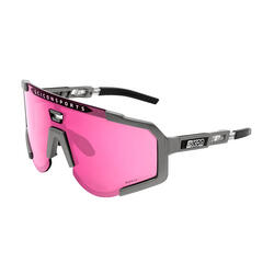 Scicon Aeroscope Lunettes de Sports (Gris Anthracite/Rose)