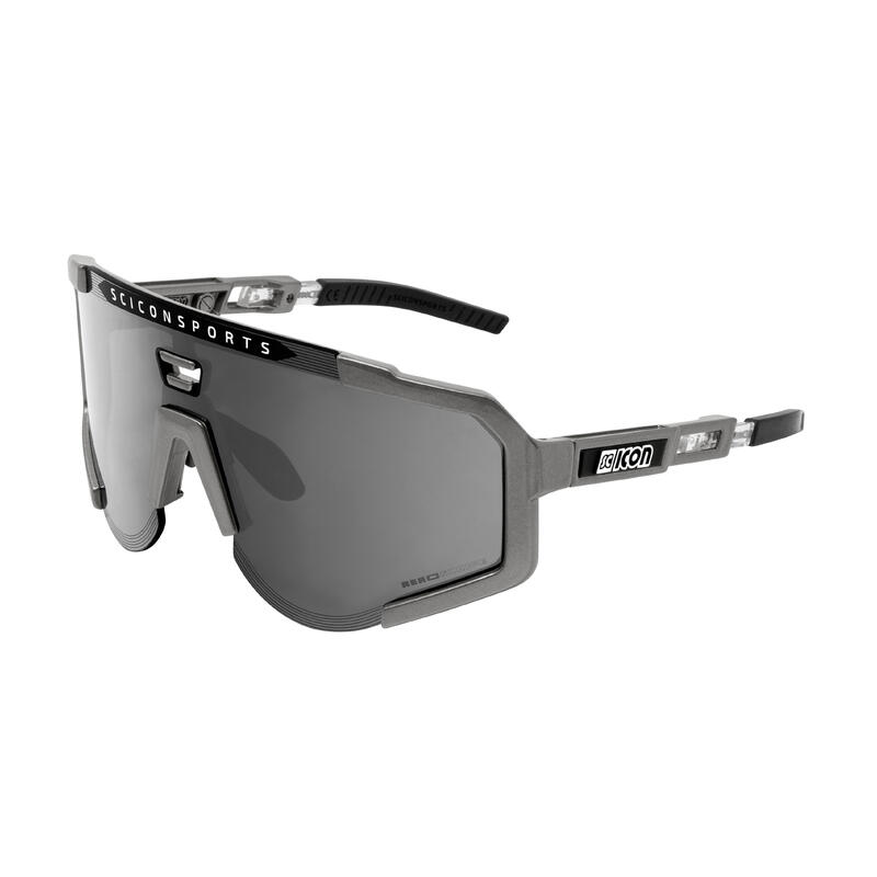 Scicon Aeroscope Gafas Deportivas (Gris Antracita/Plateado Espejo)