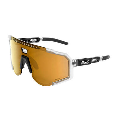Scicon Aeroscope Occhiale Sportivo (Cristallo Lucido/Bronzo Specchiato)