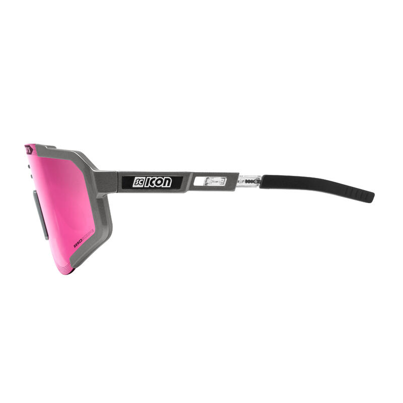 Scicon Aeroscope Lunettes de Sports (Gris Anthracite/Rose)