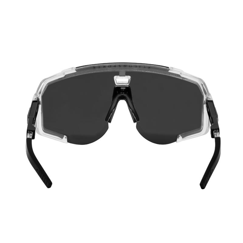 Scicon Aeroscope Lunettes de Sports (Cristal Brillant/Rouge Miroir)