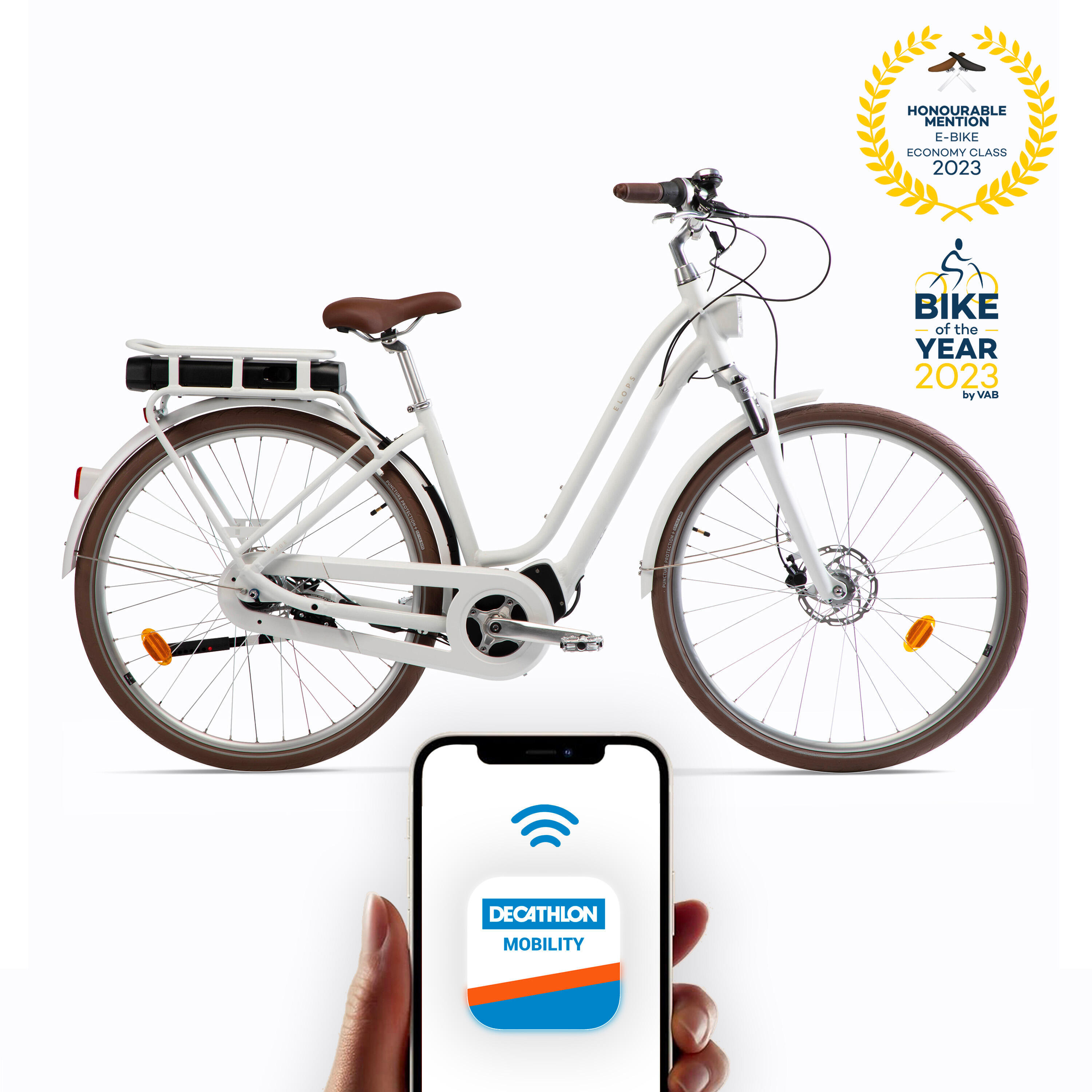 Vélo connecté decathlon new arrivals