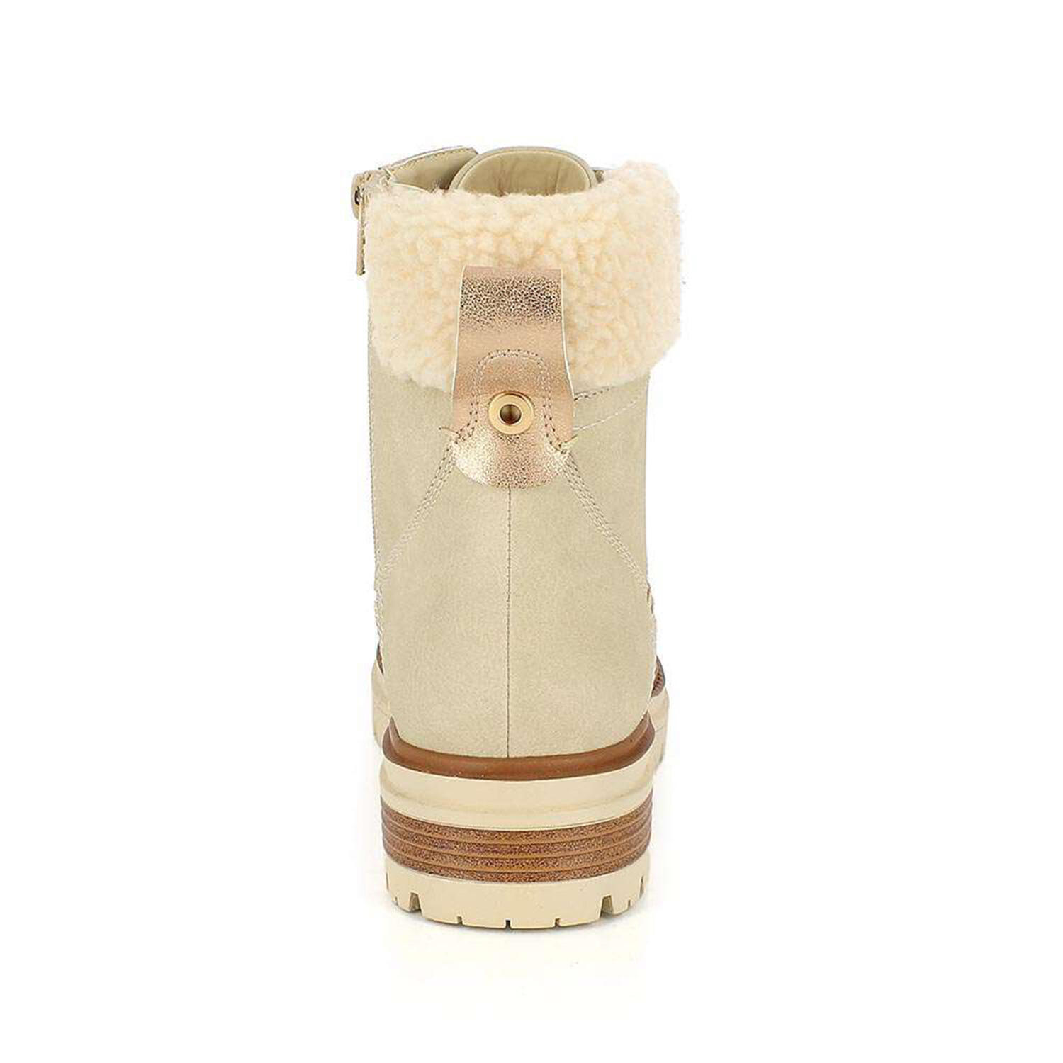 Botas de Neve Femininas com Pelúcia e Sola Rugosa, Abela 3/4