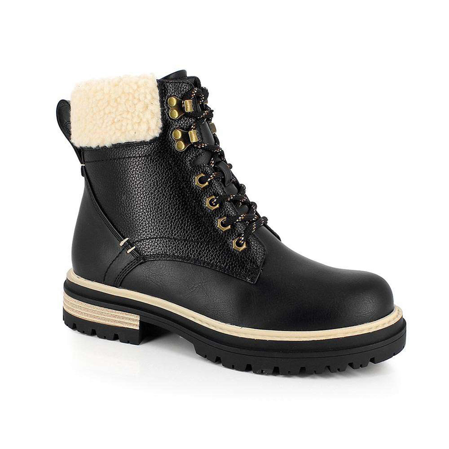 Bottes Femme Hiver Fourrure Chaude – Bottines De Neige Imperméables – Semelle Antidérapante – Taille 36 à 41 – Pour Randonnée, Loisirs Extérieur