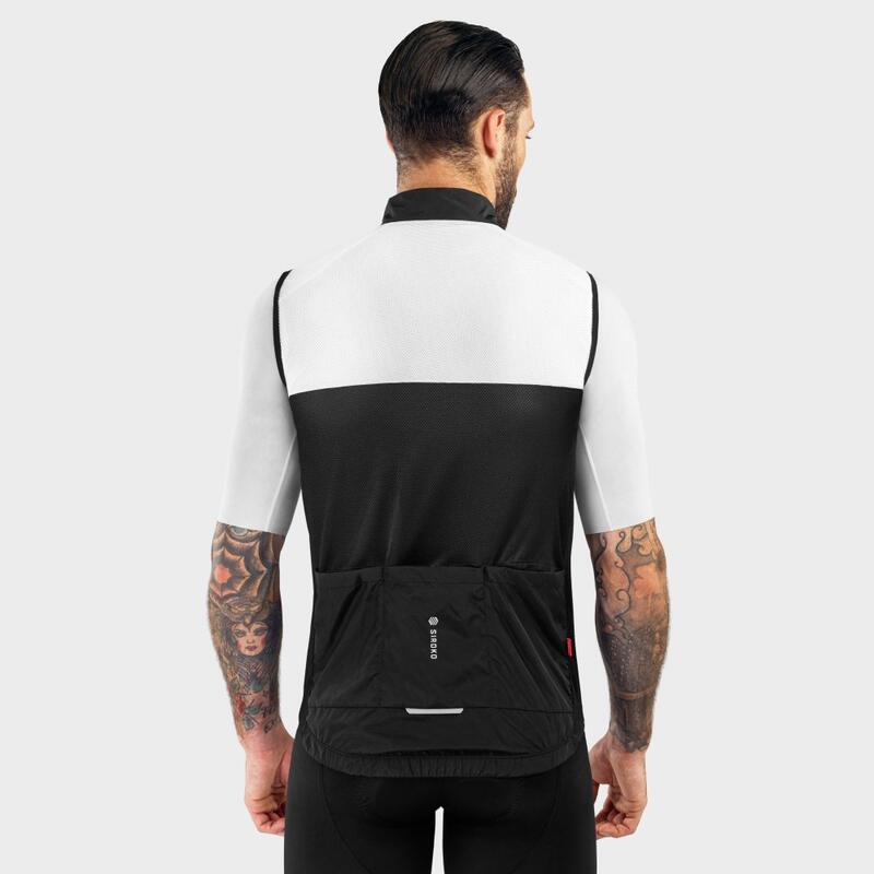 Gilet vélo coupe-vent homme Cyclisme V1 Copenhagen Noir