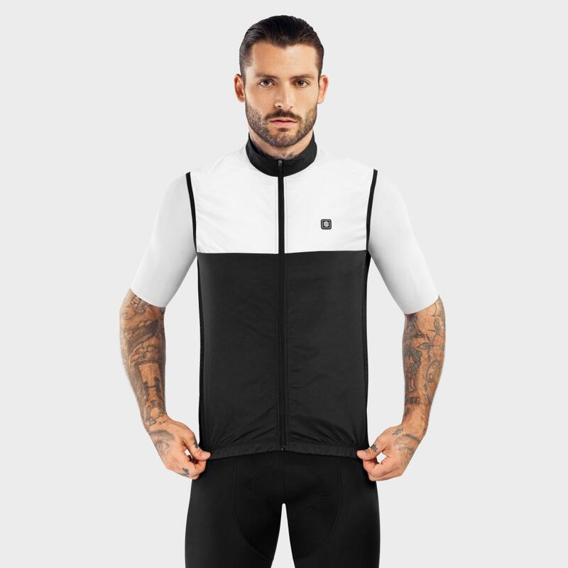 Gilet vélo coupe-vent homme Cyclisme V1 Copenhagen Noir