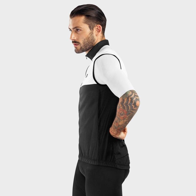 Colete corta-vento de ciclismo para homem V1 Copenhagen SIROKO Preto