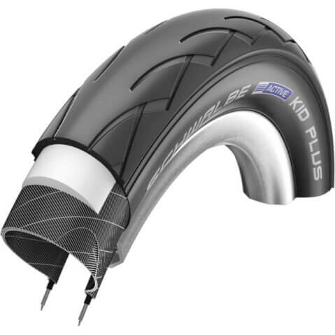 Pneu city 12 1 2 x 1.75 Schwalbe kid plus noir poussette tr 47 203 SCHWALBE Decathlon