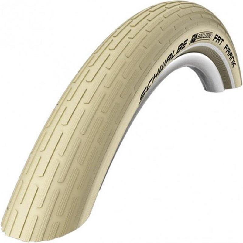 Pneu - Schwalbe - Fat Frank K-Guard - 28 pouces x 2,00 - Crème réfléchissante