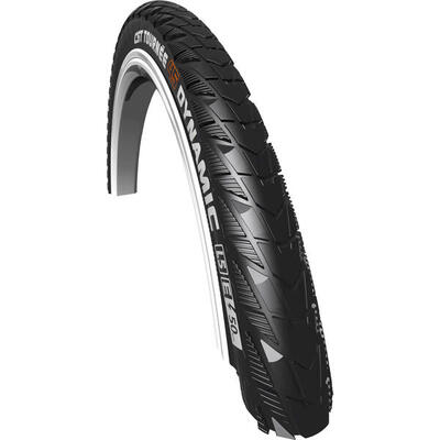 Buitenband tournee dynamic 26 x 1.75 zwart met reflecterende lijnen