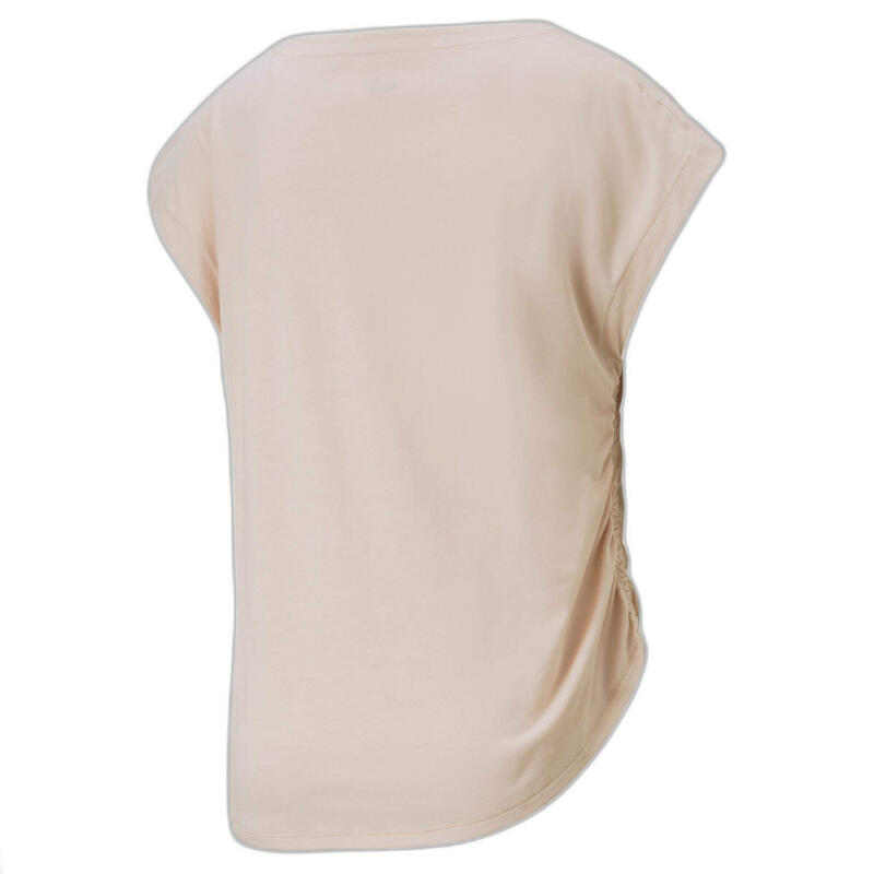 Tricou cu Mânecă Scurtă Femei Puma Studio Foundation Bej