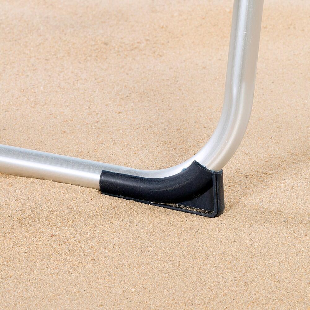 Cadeira de praia e espreguiçadeira baixa anti-roll 5 posições azul Aktive 6/7