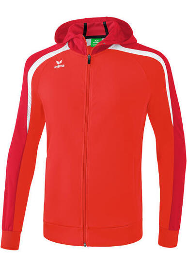Erima Liga 2.0 Veste à capuche enfant - Rouge/Blanc