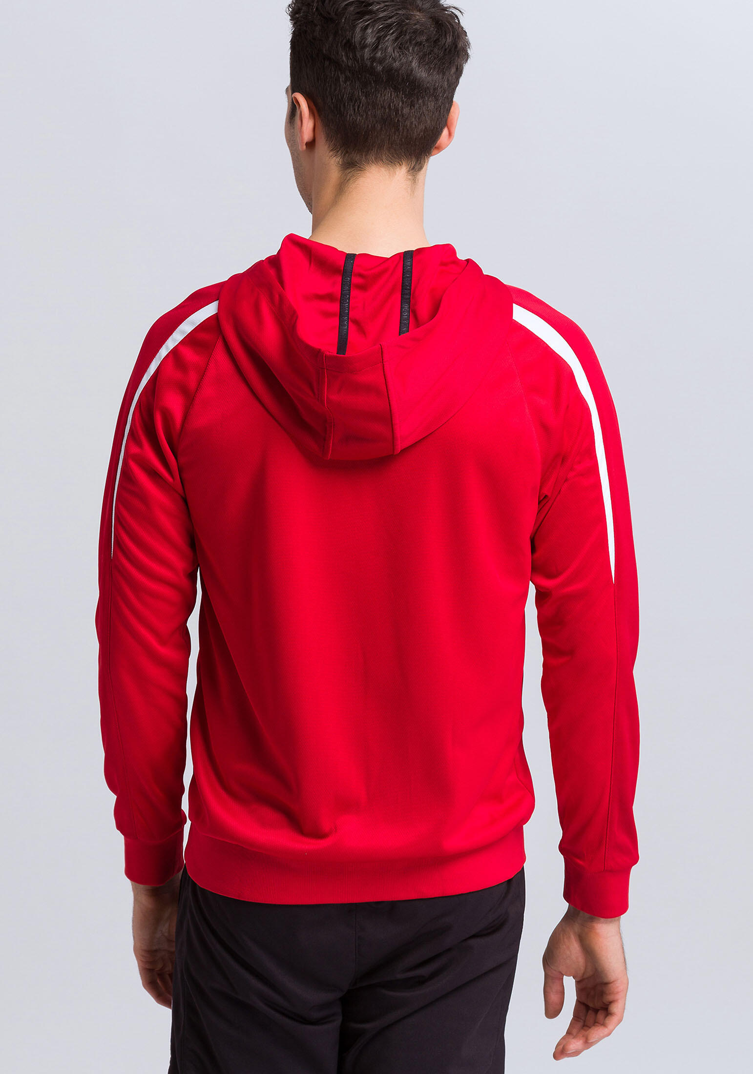 Erima Liga 2.0 Trainingsjack met Capuchon Kinderen - Rood / Donkerrood / Wit 7/7