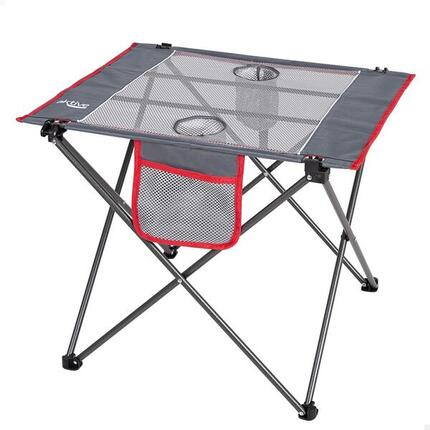 Table pliante de camping avec porte-gobelets et poche Aktive