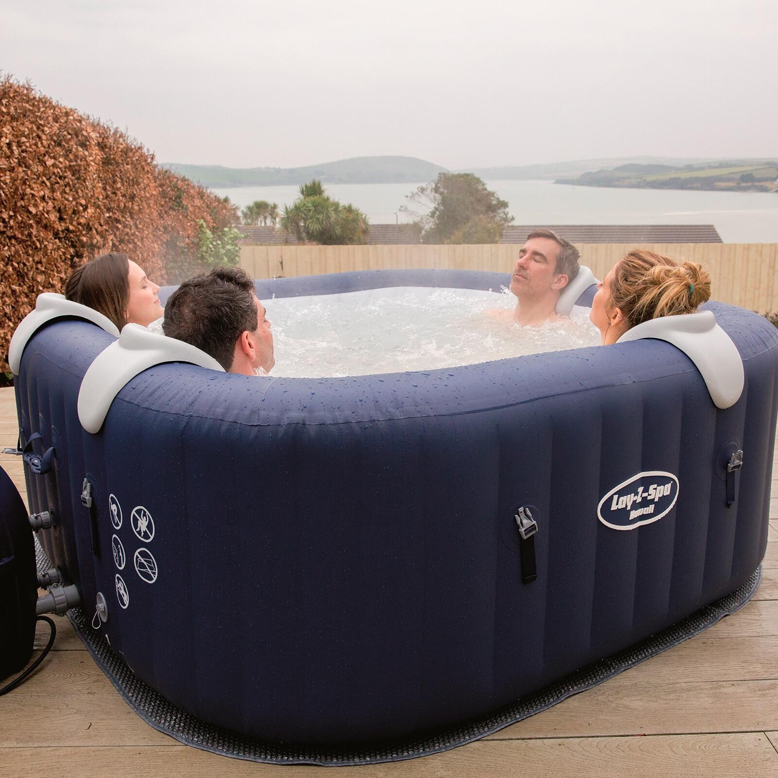 Conjunto de 2 travesseiros para o spa inflável Bestway Lay-Z-Spa 3/4