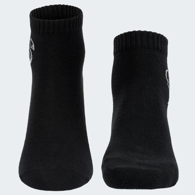  PAPLUS Calcetines de compresión para correr para hombres y  mujeres, 3 pares, calcetines deportivos acolchados con soporte de arco,  negro, (Black (3 Pairs)) : Ropa, Zapatos y Joyería
