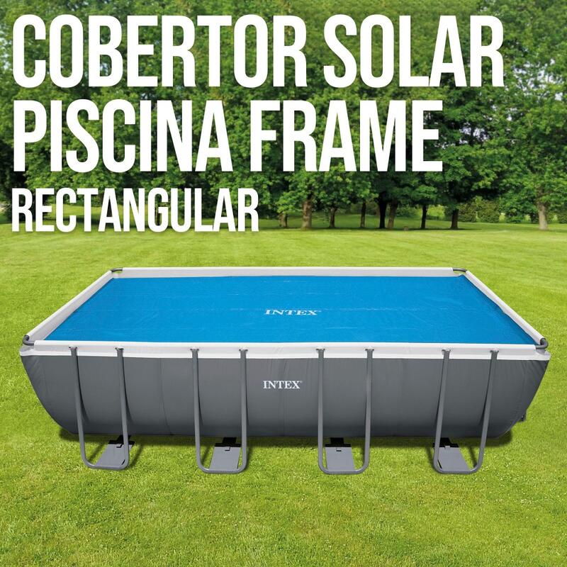 Cobertura solar Intex piscinas retangulares 549X274 cm