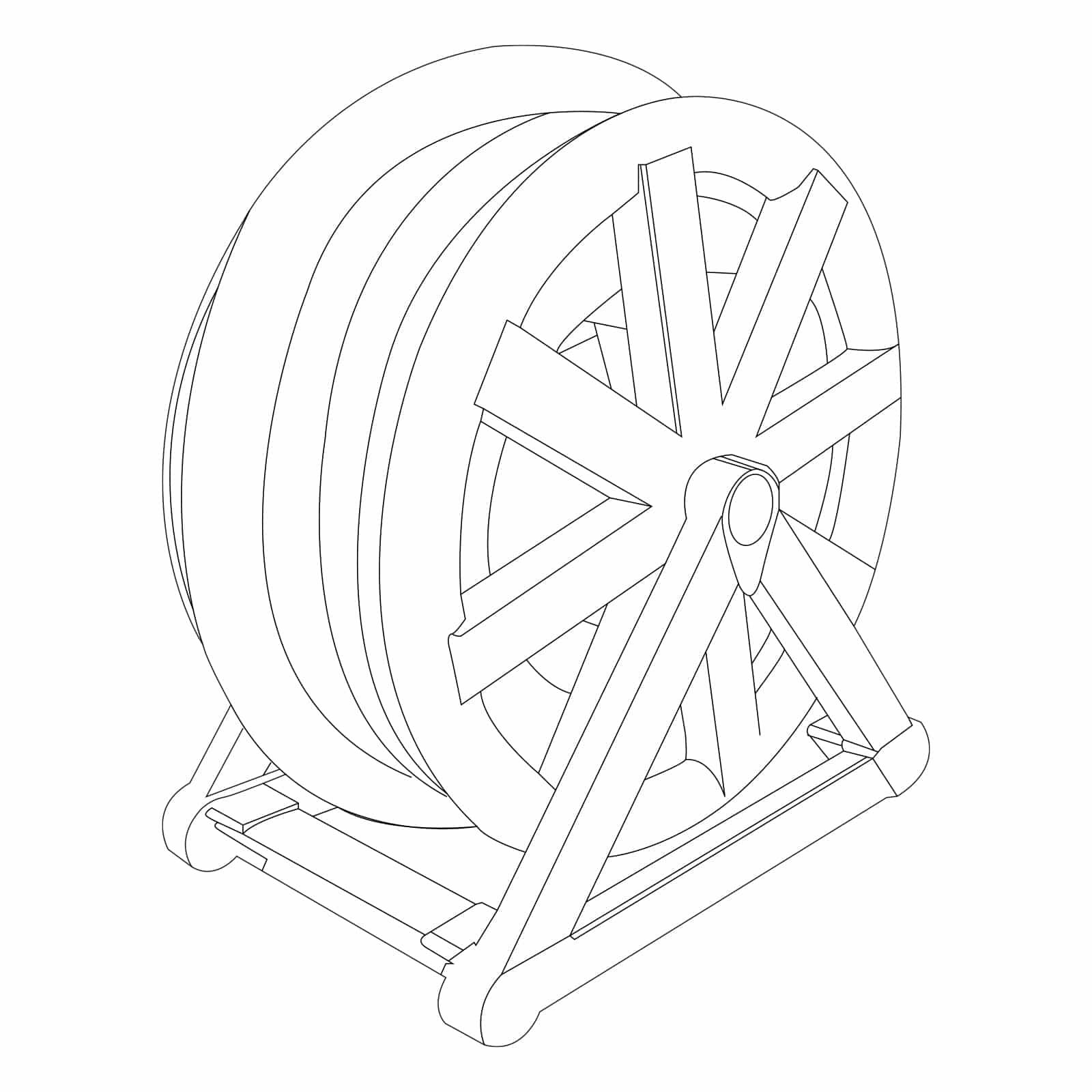 Rolo de mangueira flexível e mangueira de kokid Ø38 mm 11 m 2/2
