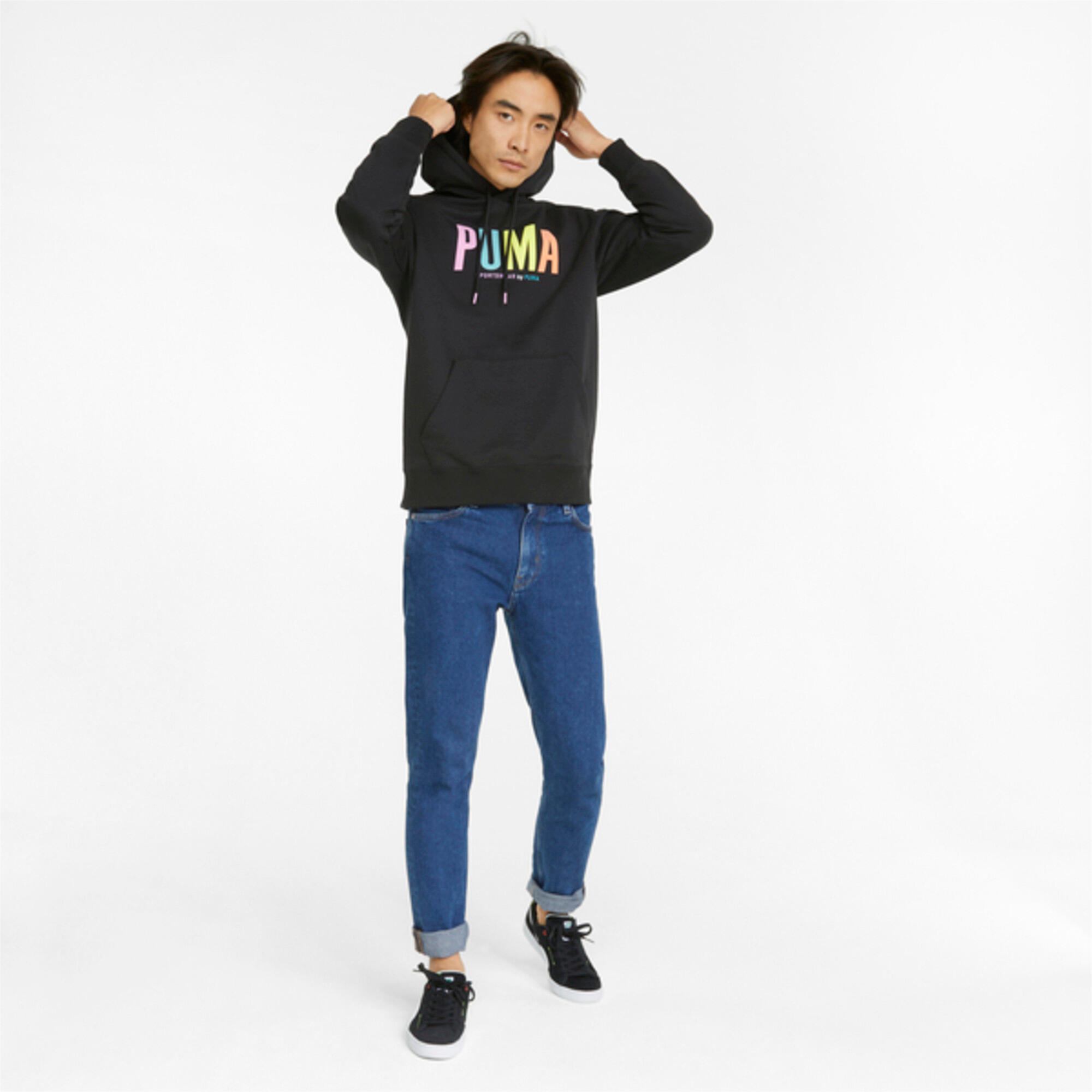 Sudaderas jerseys polares para Hombre Puma Swxp graphic Negro 5/7