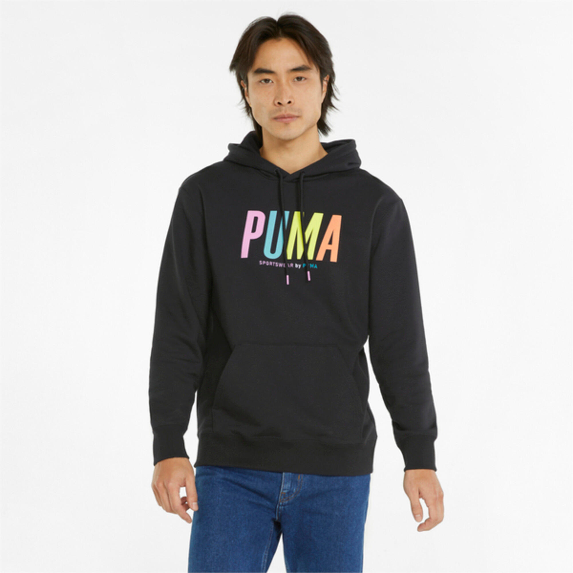 Sudaderas jerseys polares para Hombre Puma Swxp graphic Negro 3/7