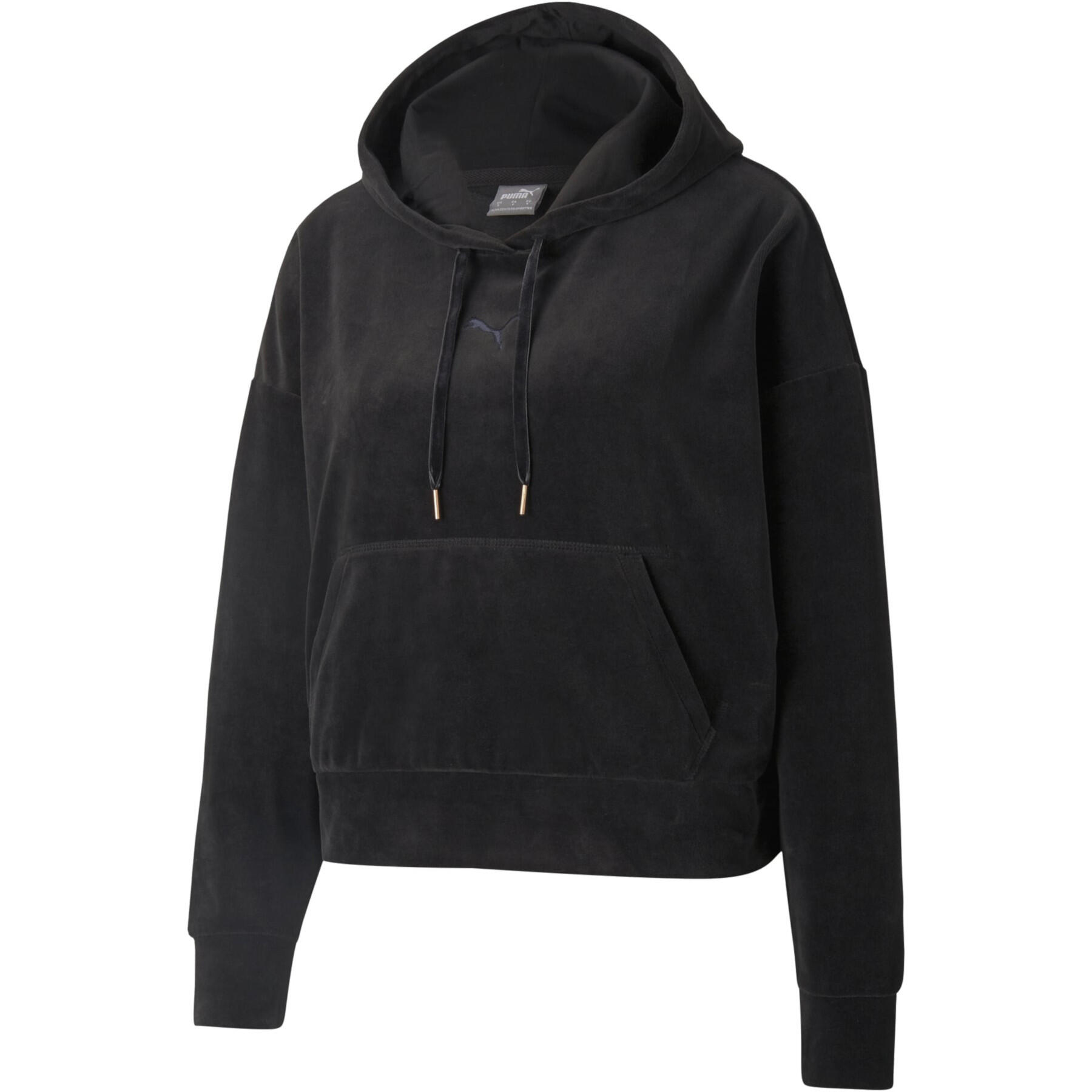 Sweat à capuche Velours Femme 1/4