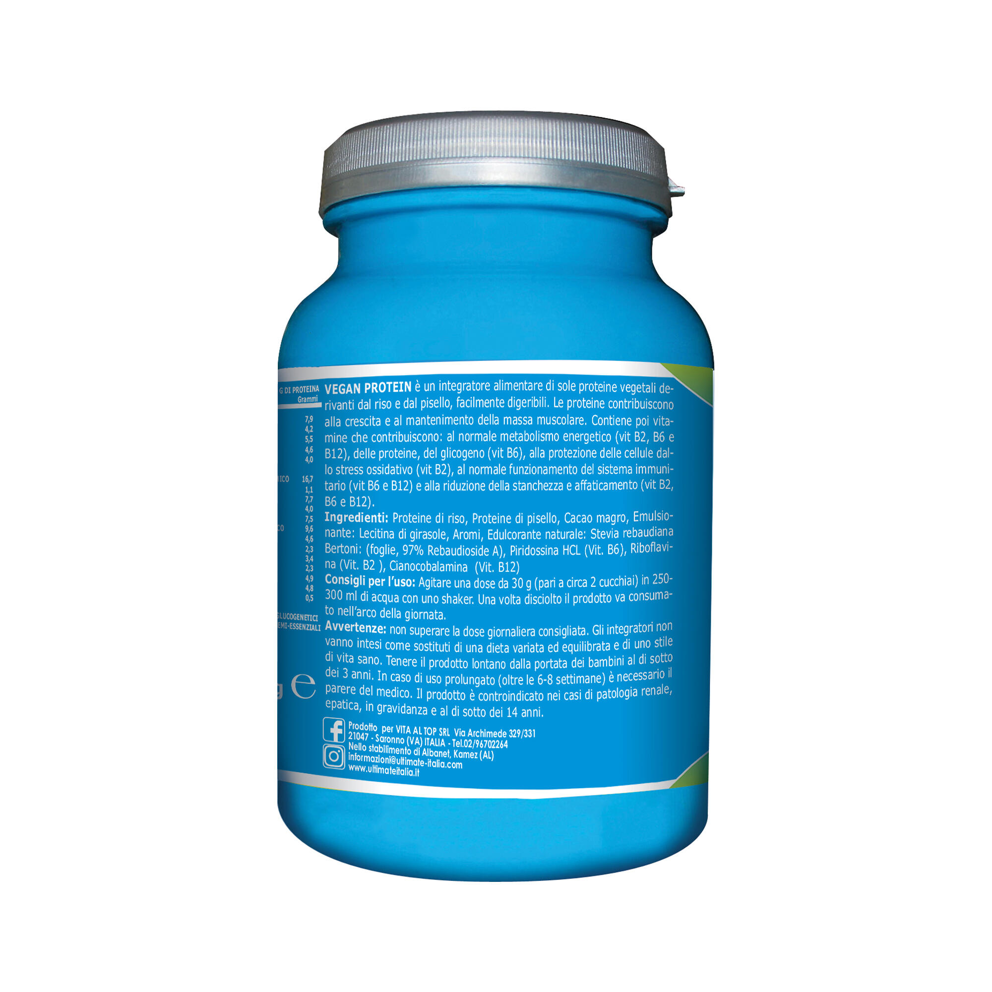 Integratore alimentare - VEGAN PROTEINE CACAO - 450g 2/7