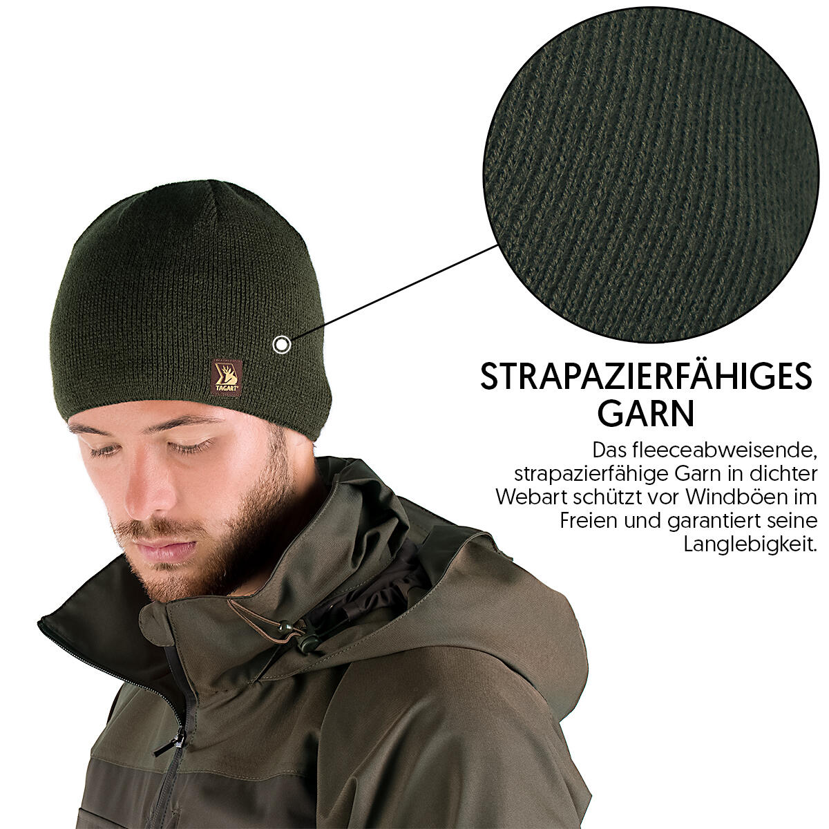 Bonnet de chasse unisexe Tagart Simple avec polaire et couche d'isolation 5/5