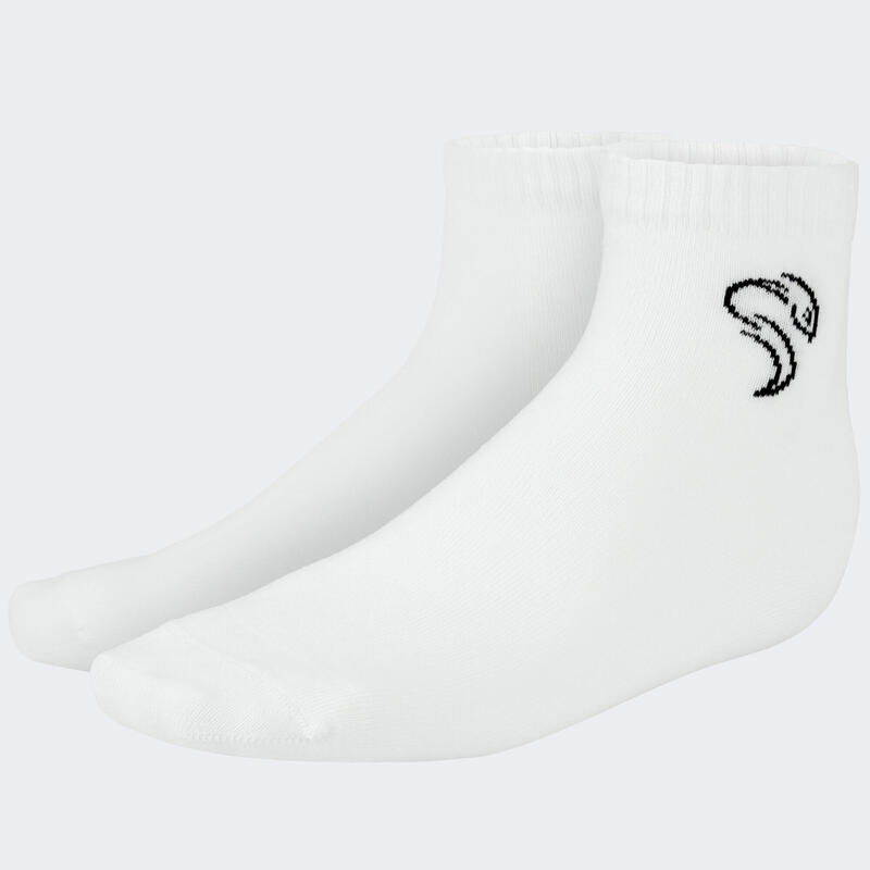 Quarter chaussettes | 3 paires | Femmes et hommes | Blanc