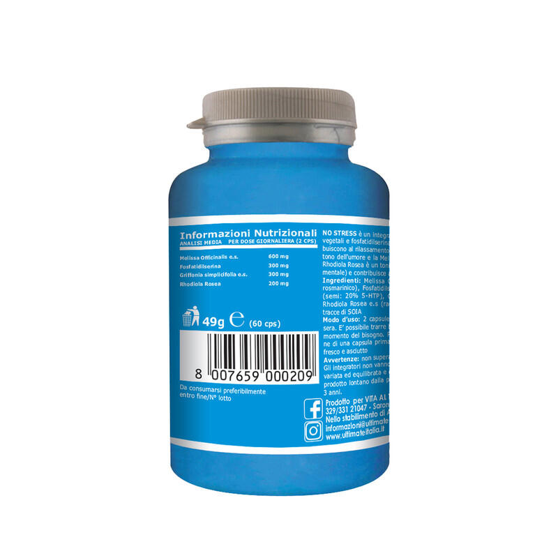 Integratore alimentare - NO STRESS - 60 cps 3/7