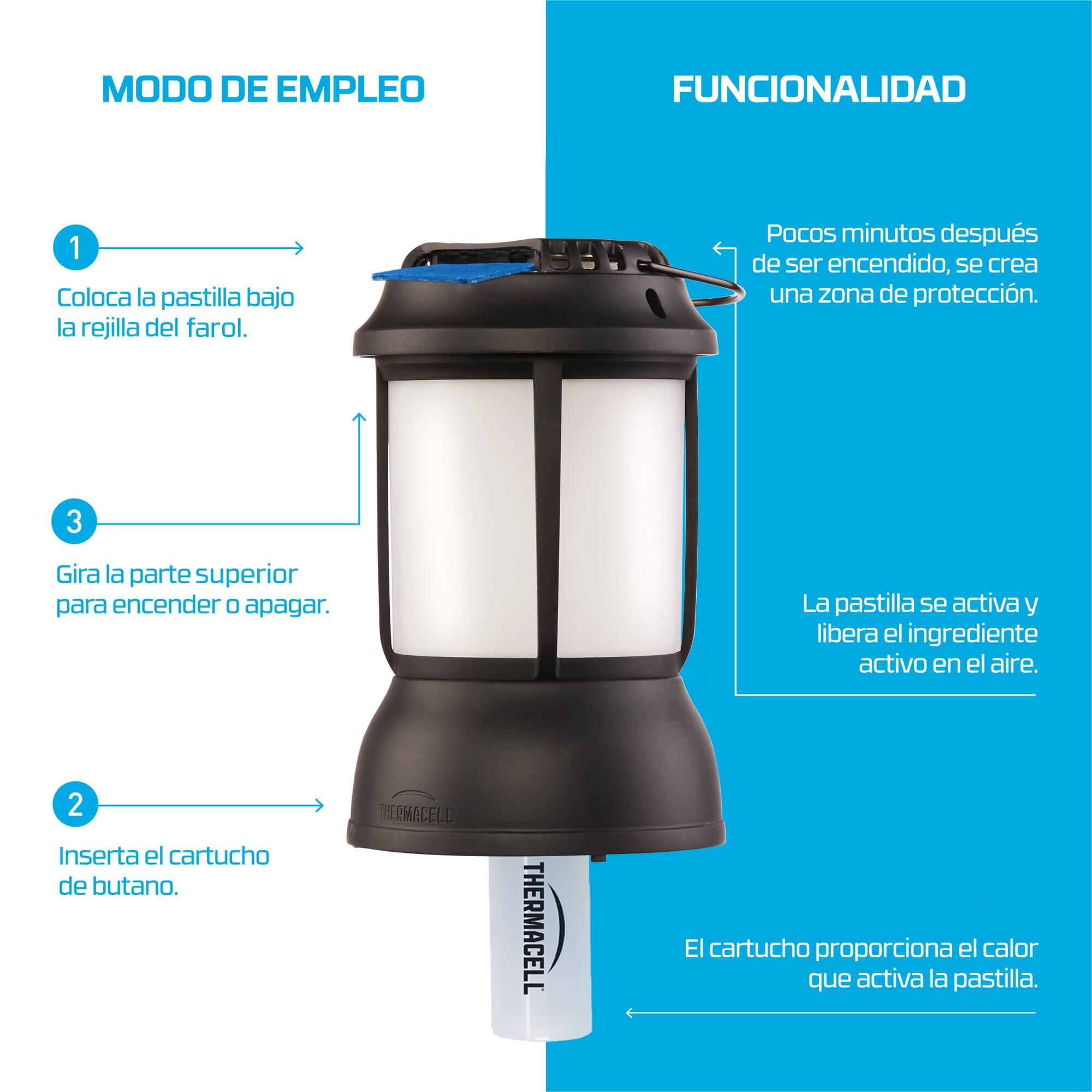 Farol Antimosquitos para Exteriores con Luz – Protección 20 m², Sin DEET 3/3