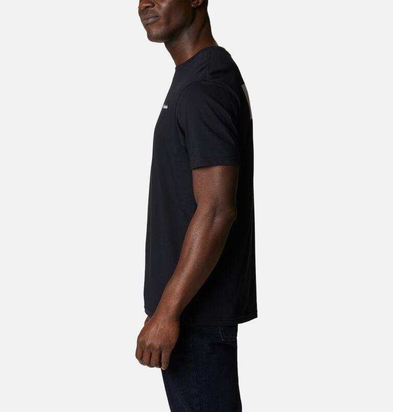 Camiseta fitness para hombre Columbia logo básico negra algodón 3/6