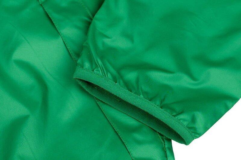 Giacca impermeabile (k-way) uomo nike verde 4/5