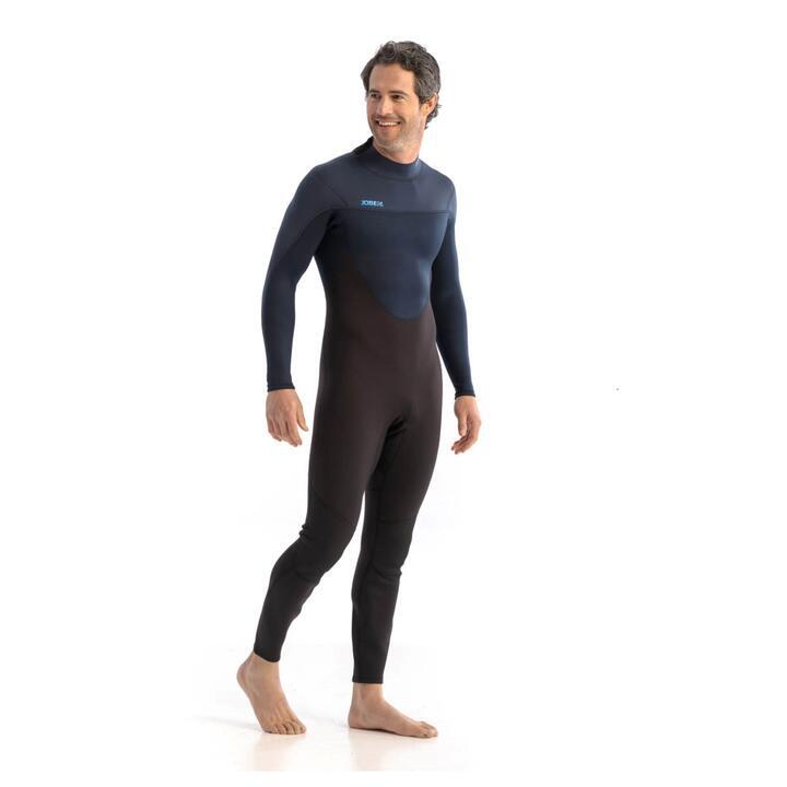 Refurbished Perth 3/2mm Men's Wetsuit - Blue - B Grade 3/7