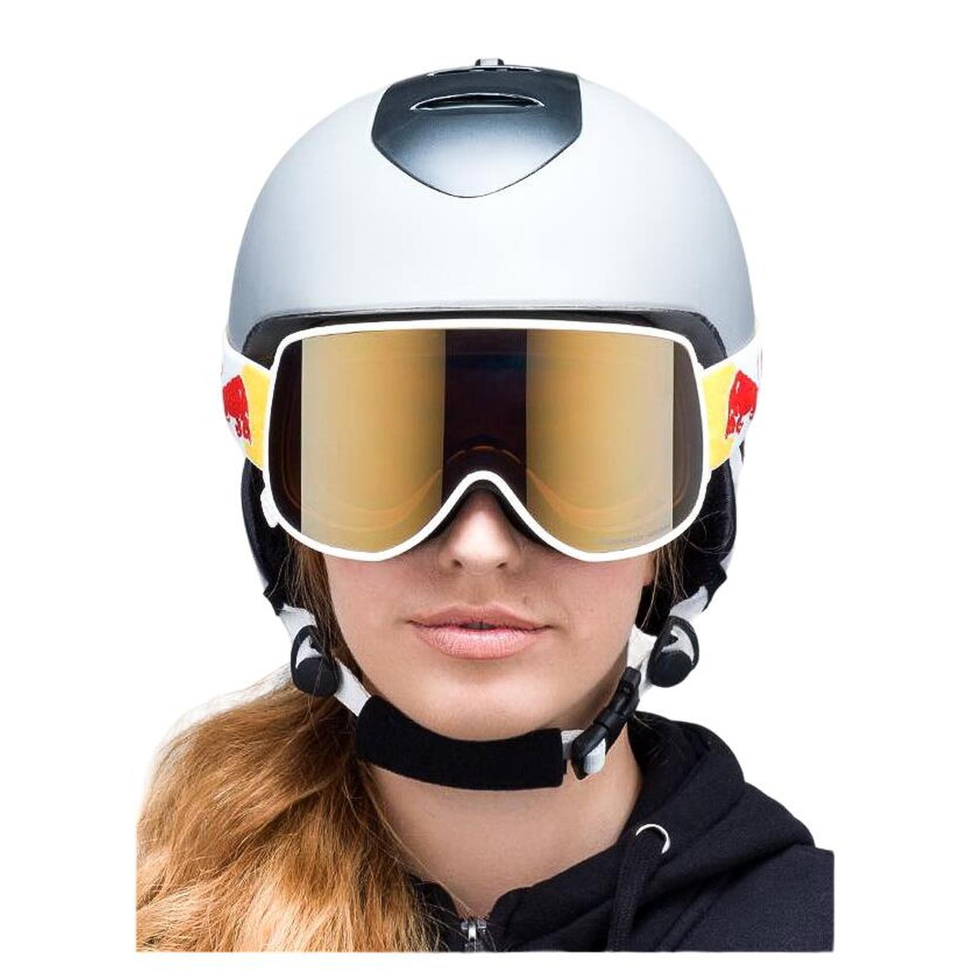 RED BULL Red Bull Magnetron skibril met twee glazen