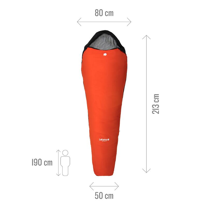 Sac de couchage Randonnée Mixte ACTIVE 10  Gauche