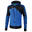 Trainingsjack junior katoen zwart/blauw maat 128