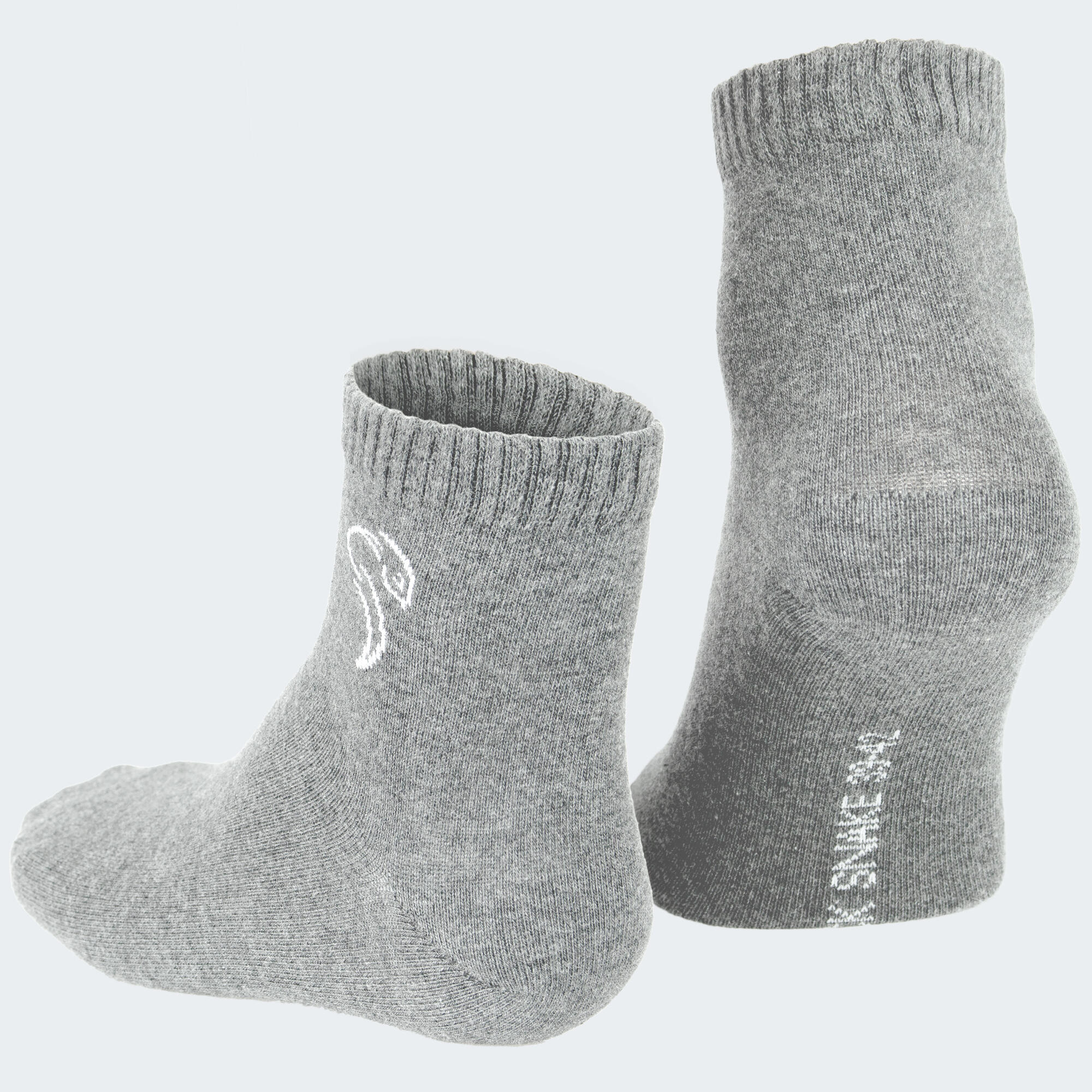 Quarter chaussettes | 3 paires | Femmes et hommes | Anthracite/Gris/Gris clair 7/7