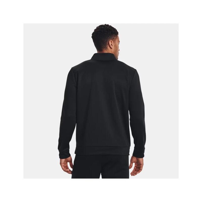 Sudadera de fitness para hombres bajo armadura de vellón 1/4 zip