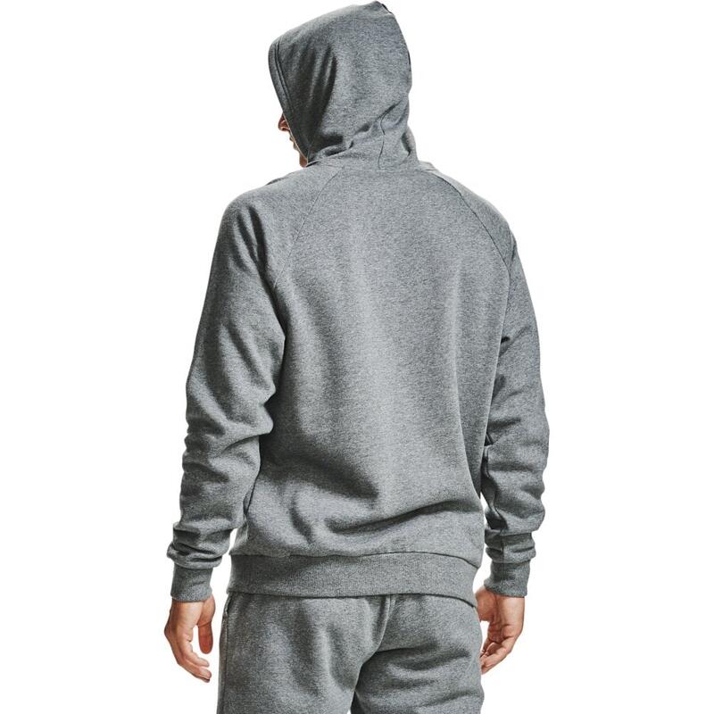 Sweat à capuche en molleton Under Armour Rival Gris Heather