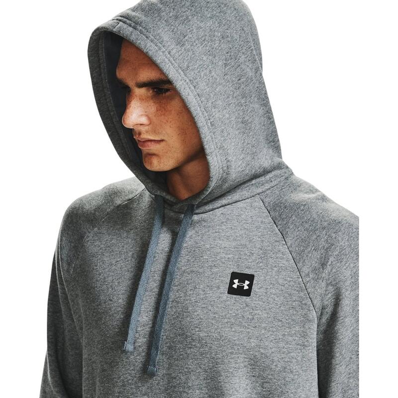 Sweat à capuche en molleton Under Armour Rival Gris Heather