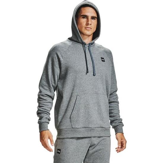 Sweat à capuche en molleton Under Armour Rival Gris Heather
