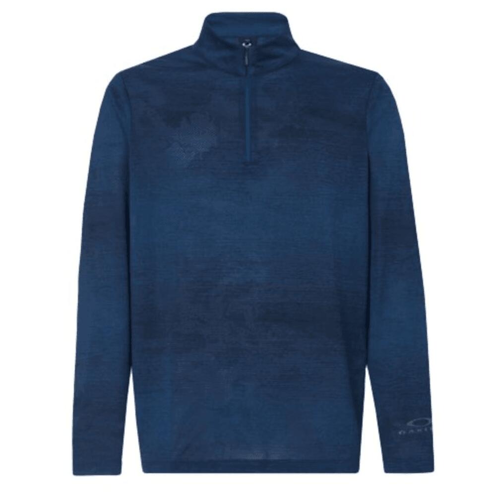 Oakley Contender Half Zip SWEATSHIRT POSEIDON DK HTHR 1/1