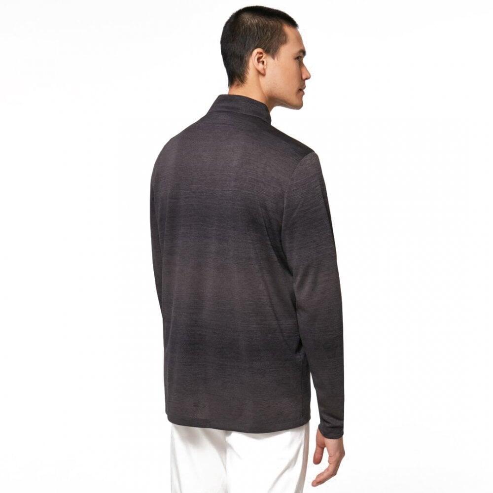 Oakley CONTENDER HALF ZIP - BLACKOUT Heather 2/4