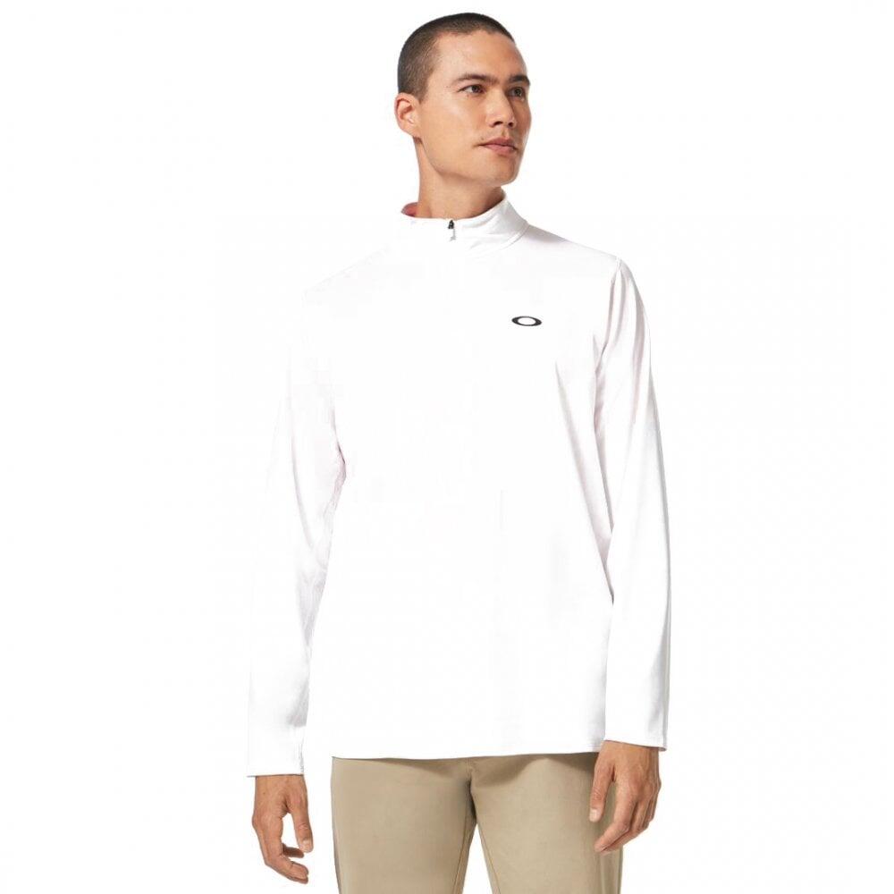 OAKLEY Oakley GRAVITY RANGE 1/4 Zip - WHITE Heather