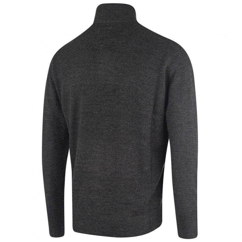 Island Green Supersoft 1/4 Zip Knit - Dark Charcoal Marl 2/2
