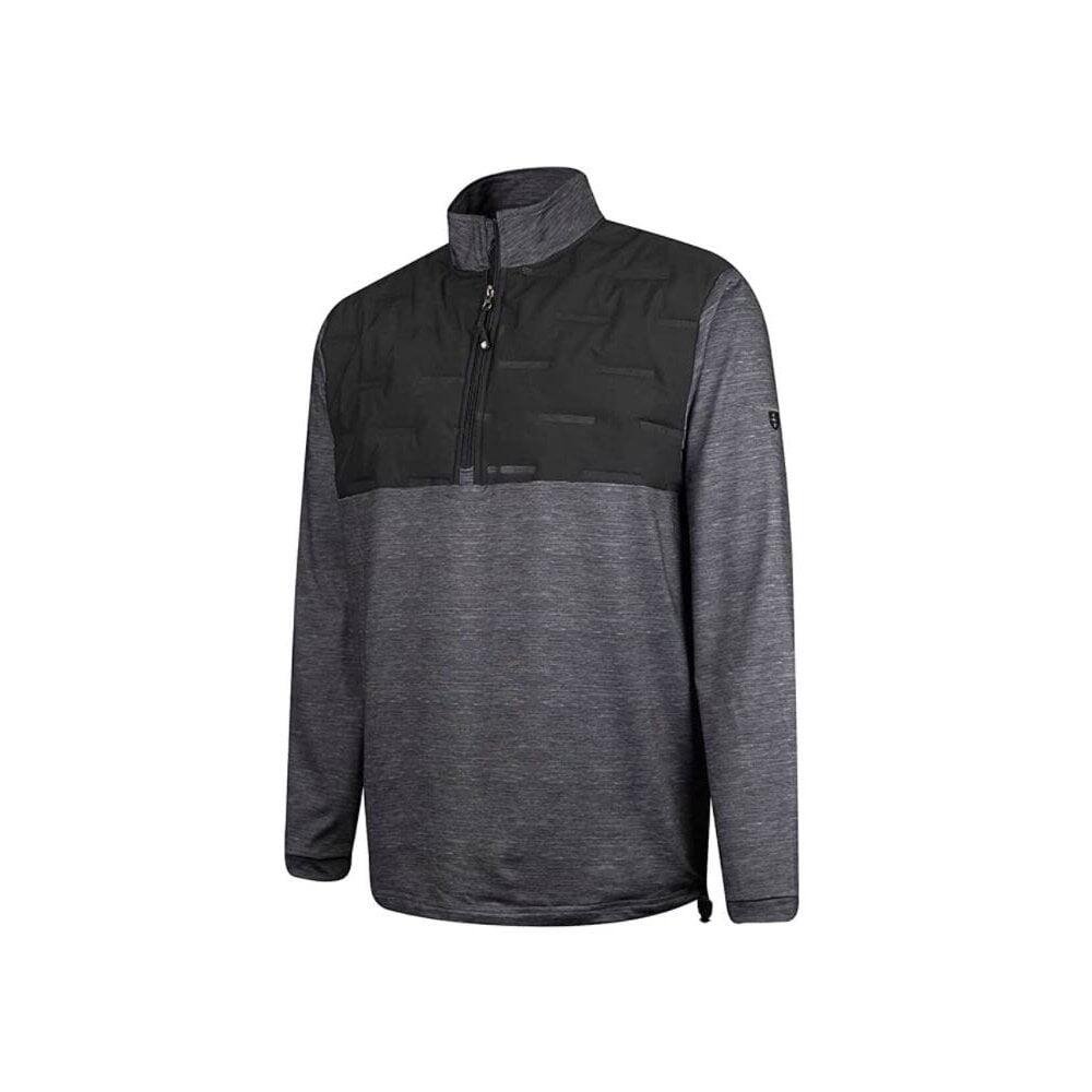 ISLAND GREEN ZIP NECK TOP LAYER - MARINE/BLACK 1/1