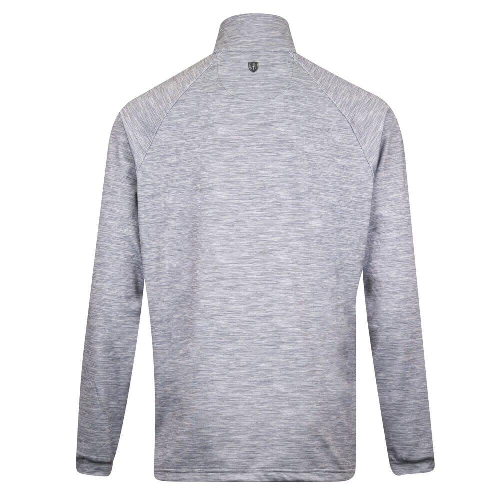 ISLAND GREEN RAGLAN SLEEVE TOP LAYER - CHAR MARL/LIME 4/6